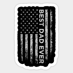 best dad ever - fathers day dad design Sticker